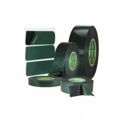  YEŞİL SİYAH ÇİFT TARAFLI KÖPÜK BANT 25 mm x 10 mt 