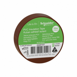 Kahverengi Schneider İzole Bant (Elektrik Bandı) 20 Metre