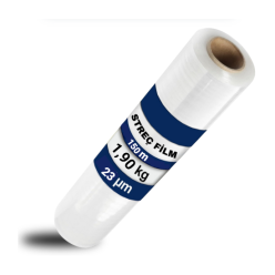 Şeffaf El Tipi Streç Film 23 Mikron 150 Metre 