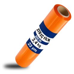 Turuncu El Tipi Streç Film 23 Mikron 300 Metre 