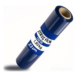 Mavi El Tipi Streç Film 23 Mikron 150 Metre 