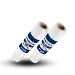 Şeffaf El Tipi Streç Film 2 Adet 17 Mikron 200 Metre 2x1,85kg