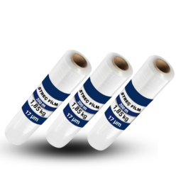 Şeffaf El Tipi Streç Film 3 Adet 17 Mikron 200 Metre 3x1,85kg