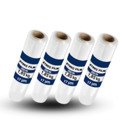 Şeffaf El Tipi Streç Film 4 Adet 17 Mikron 200 Metre 4x1,85kg