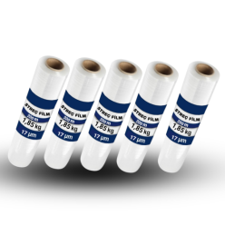 Şeffaf El Tipi Streç Film 5 Adet 17 Mikron 200 Metre 5x1,85kg